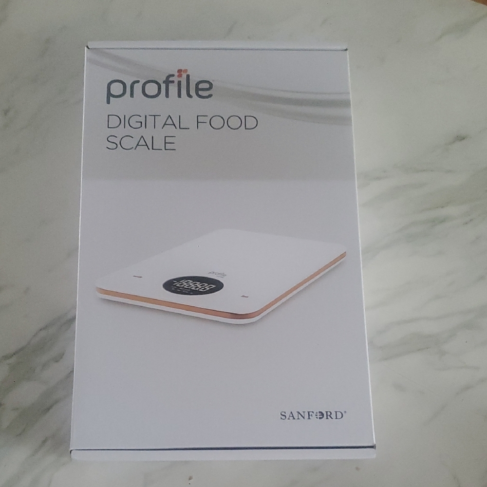 PROFILE Digital Food Scale - Brand New includes Batteries
